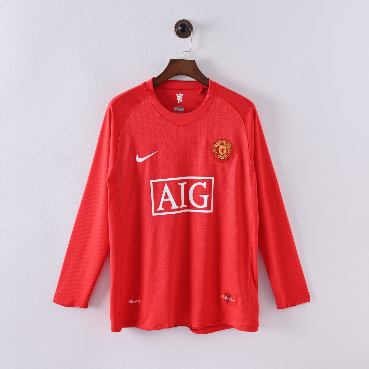 MANCHESTER UNITED MANGA LARGA RETRO 2008